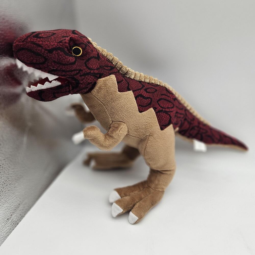 Jurassic Valley T-Rex Dinosaur Plush Stuffed Animal Toy Brown Tan Red 2019 Dino